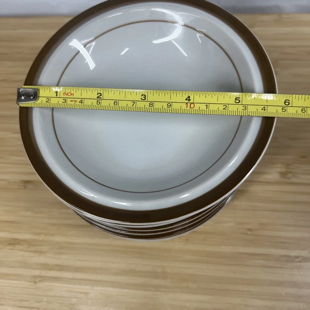 Monterrey Stoneware Brown MSI Japan‎ Set of 8 Fruit Dessert Bowls 5.75